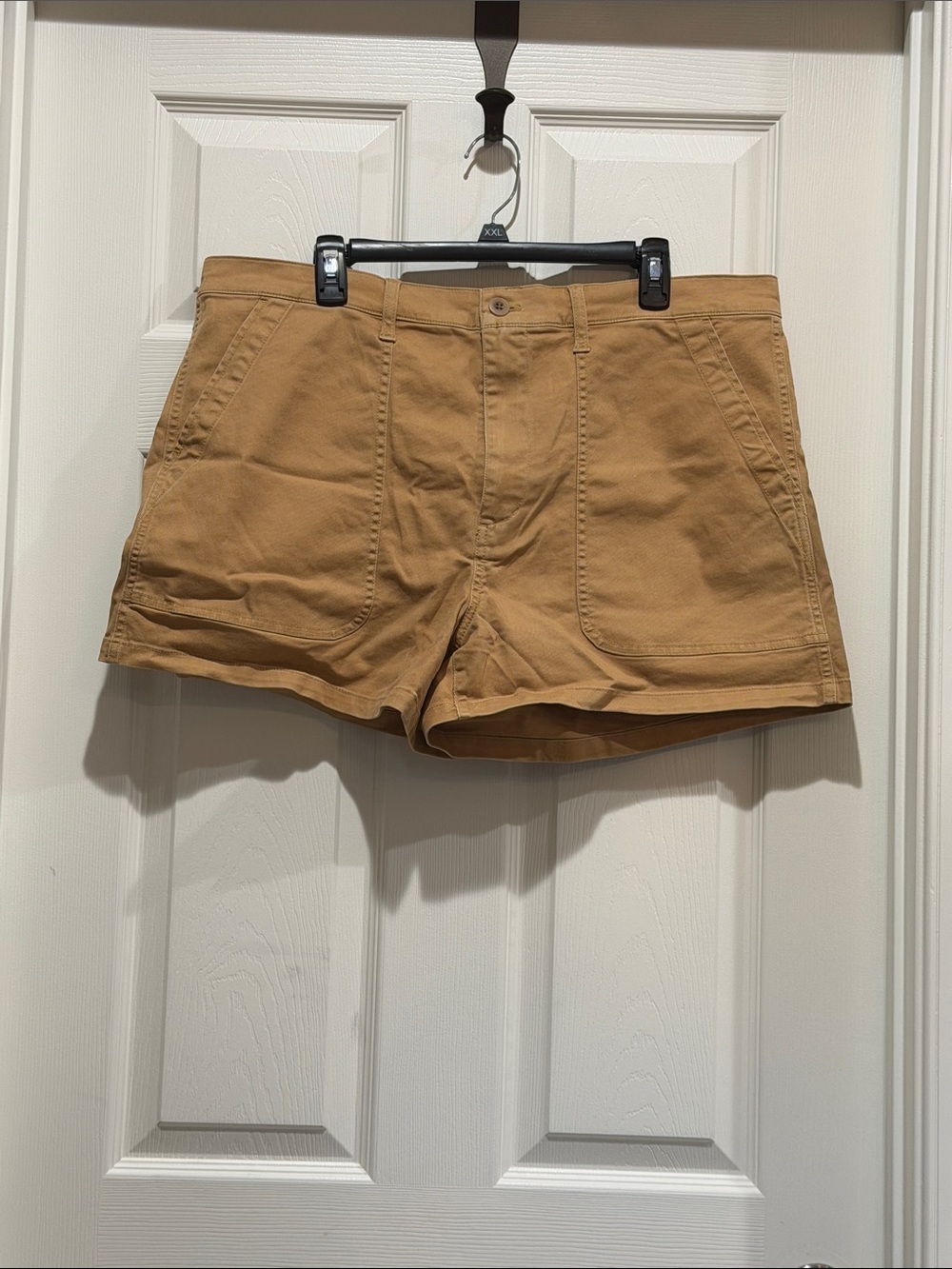 Madewell Tan Cotton Utility Shorts